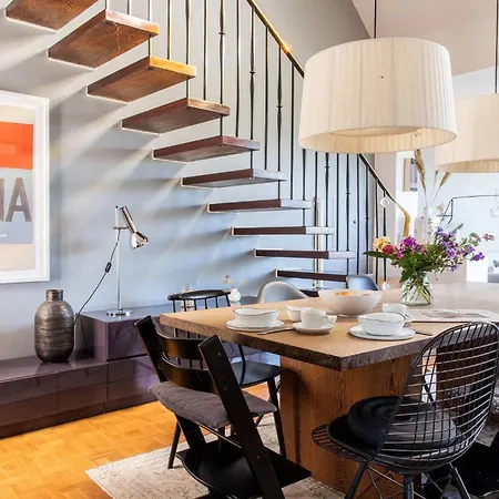 Apartment Penthouse Loft With Alps View Terrace *