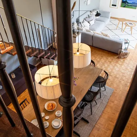 Penthouse Loft With Alps View Terrace *